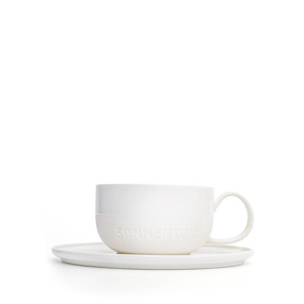 SONNENTOR Porzellan-Teetasse mit Untertasse 250 ml